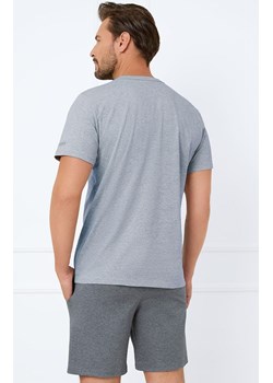 Krótka piżama męska szary melanż Krystian, Kolor szary melanż, Rozmiar M, Italian Fashion ze sklepu Intymna w kategorii Piżamy męskie - zdjęcie 178984074