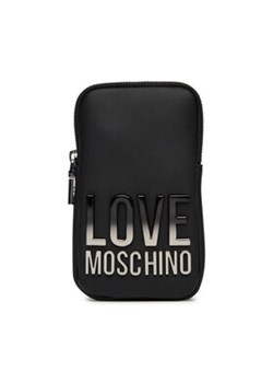 LOVE MOSCHINO Torebka na telefon JC5729PP0MKD000B Czarny ze sklepu MODIVO w kategorii Etui - zdjęcie 178985490