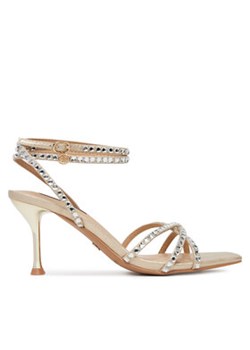 Nine West Sandały SM237-011A Złoty ze sklepu MODIVO w kategorii Sandały damskie - zdjęcie 178985973