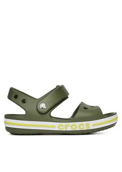 Crocs Sandały BAYABAND SANDAL T 211055-309 Zielony ze sklepu MODIVO w kategorii Sandały dziecięce - zdjęcie 178987560