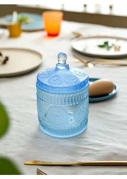 Sinsay - Szklany pojemnik do przechowywania - niebieski ze sklepu Sinsay w kategorii Dom - zdjęcie 178991550