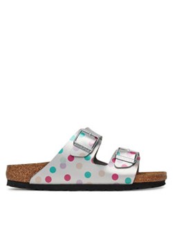 Birkenstock Klapki Arizona Kids 1029842 D Srebrny ze sklepu MODIVO w kategorii Klapki dziecięce - zdjęcie 178991990