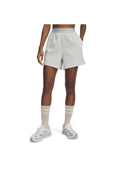 Damskie spodenki treningowe Under Armour UA Meridian Rib Short - zielone ze sklepu Sportstylestory.com w kategorii Szorty - zdjęcie 178994254