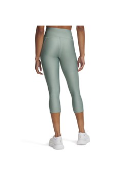 Damskie legginsy treningowe Under Armour Tech Hi Capri - zielone ze sklepu Sportstylestory.com w kategorii Spodnie damskie - zdjęcie 178994263