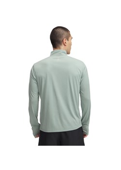 Męski longsleeve do biegania Under Armour UA Launch 1/4 ZIP - zielony ze sklepu Sportstylestory.com w kategorii T-shirty męskie - zdjęcie 178994270