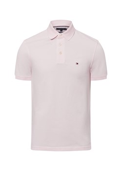 Tommy Hilfiger Męska koszulka polo Mężczyźni Bawełna wyrazisty róż jednolity ze sklepu vangraaf w kategorii T-shirty męskie - zdjęcie 178999472