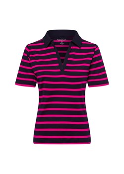 brookshire Damska koszulka polo Kobiety Bawełna granatowy w paski ze sklepu vangraaf w kategorii Bluzki damskie - zdjęcie 178999492
