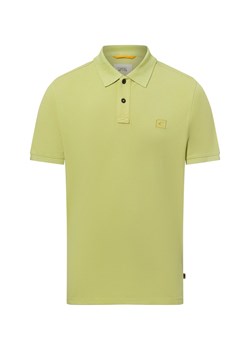 Camel Active Męska koszulka polo Mężczyźni Bawełna seledynowy jednolity ze sklepu vangraaf w kategorii T-shirty męskie - zdjęcie 178999510