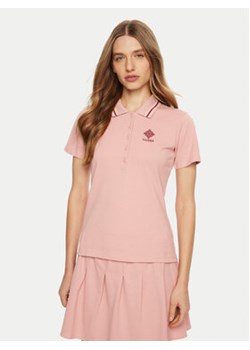 Guess Polo V5RP02 KCOK1 Różowy Regular Fit ze sklepu MODIVO w kategorii Bluzki damskie - zdjęcie 179000314