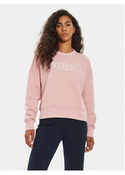Guess Bluza V4BQ03 KCHX0 Różowy Regular Fit ze sklepu MODIVO w kategorii Bluzy damskie - zdjęcie 179000513
