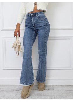SPODNIE JEANSOWE FLARE DZWONY- JANSY JEANS ze sklepu olika.com.pl w kategorii Jeansy damskie - zdjęcie 179001453