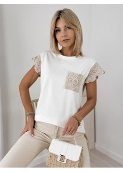 bluzka rivon biała one size ze sklepu UBRA w kategorii Bluzki damskie - zdjęcie 179002073