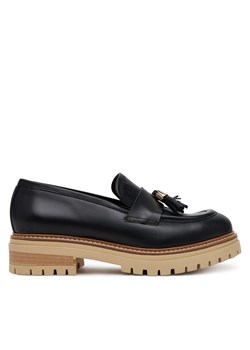 Loafersy Pollini SA10144G1MTC0000 Czarny ze sklepu eobuwie.pl w kategorii Lordsy damskie - zdjęcie 179002663