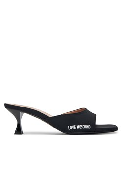 Klapki LOVE MOSCHINO JA28045G0MIM0000 Czarny ze sklepu eobuwie.pl w kategorii Klapki damskie - zdjęcie 179002831