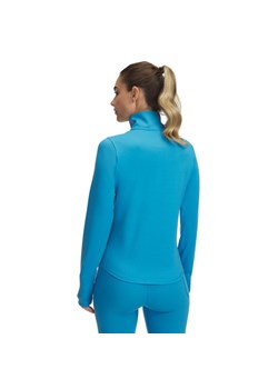 Damski longsleeve treningowy Under Armour Motion 1/2 Zip EMEA - niebieski ze sklepu Sportstylestory.com w kategorii Bluzki damskie - zdjęcie 179003002