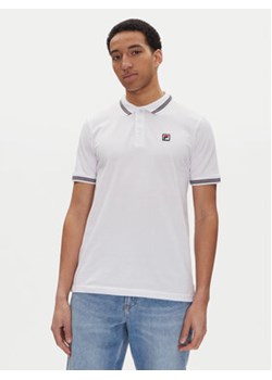 Fila Polo Lubeek FAM0898 Biały Regular Fit ze sklepu MODIVO w kategorii T-shirty męskie - zdjęcie 179006484