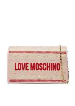 LOVE MOSCHINO Torebka JC4241PP0MKO110A Różowy ze sklepu MODIVO w kategorii Kopertówki - zdjęcie 179006700