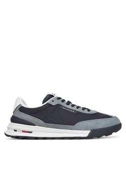 Sneakersy Tommy Hilfiger Retro Runner Seasonal FM0FM05425 Granatowy ze sklepu eobuwie.pl w kategorii Buty sportowe męskie - zdjęcie 179008112