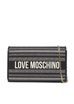 Torebka LOVE MOSCHINO JC4241PP0MKO100A Czarny ze sklepu eobuwie.pl w kategorii Kopertówki - zdjęcie 179008122