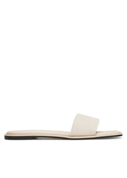 Calvin Klein Klapki Flat Slide - He HW0HW02378 Écru ze sklepu MODIVO w kategorii Klapki damskie - zdjęcie 179008382