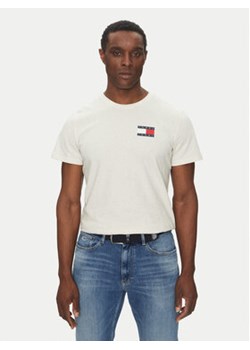 Tommy Jeans T-Shirt Essential DM0DM20740 Beżowy Slim Fit ze sklepu MODIVO w kategorii T-shirty męskie - zdjęcie 179008412