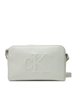 Torebka Calvin Klein Jeans Sculpted Ew Camera Bag20 LV04K3036G Szary ze sklepu eobuwie.pl w kategorii Listonoszki - zdjęcie 179012623