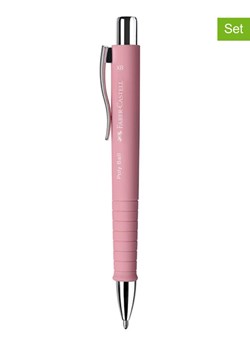 Faber-Castell Długopisy (2 szt.) &quot;Poly Ball XB&quot; w kolorze jasnoróżowym ze sklepu Limango Polska w kategorii Akcesoria biurowe - zdjęcie 179015592
