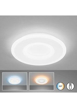 FISCHER &amp; HONSEL Lampa sufitowa LED &quot;Bolia&quot; w kolorze białym - Ø 35 cm ze sklepu Limango Polska w kategorii Oświetlenie - zdjęcie 179015634