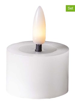 STAR Trading Świece LED (2 szt.) w kolorze białym - wys. 4 x Ø 5 cm ze sklepu Limango Polska w kategorii Świece i dyfuzory - zdjęcie 179016000