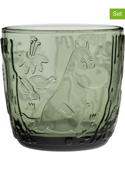 Moomin Szklanki (2 szt.) w kolorze zielonym - 280 ml ze sklepu Limango Polska w kategorii Naczynia - zdjęcie 179016404