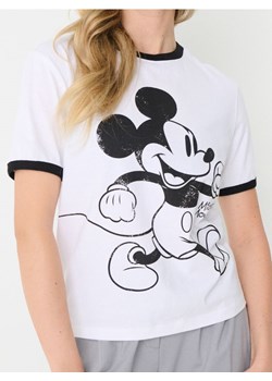 Sinsay - Koszulka Mickey Mouse - kremowy ze sklepu Sinsay w kategorii Bluzki damskie - zdjęcie 179022140