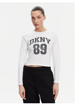 DKNY Bluzka DP4T9979 Biały Regular Fit ze sklepu MODIVO w kategorii Bluzki damskie - zdjęcie 179024754