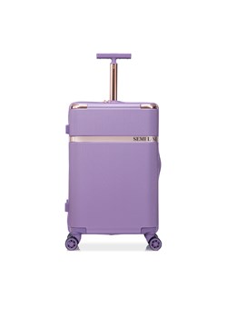 Walizka średnia Semi Line T5916-3 Fioletowy ze sklepu eobuwie.pl w kategorii Walizki - zdjęcie 179025661