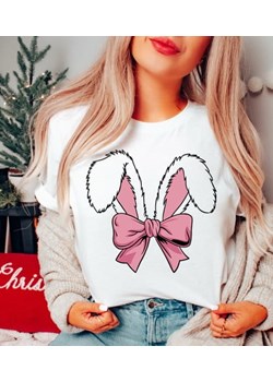 Koszulka z uszami królika na Wielkanoc ze sklepu Time For Fashion w kategorii Bluzki damskie - zdjęcie 179027124