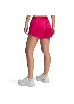 Damskie spodenki treningowe Under Armour Tech Play Up Shine Shorts - różowe ze sklepu Sportstylestory.com w kategorii Szorty - zdjęcie 179028180