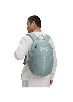 Plecak treningowy uniseks Under Armour UA Hustle Lite Backpack - zielony ze sklepu Sportstylestory.com w kategorii Plecaki - zdjęcie 179028284