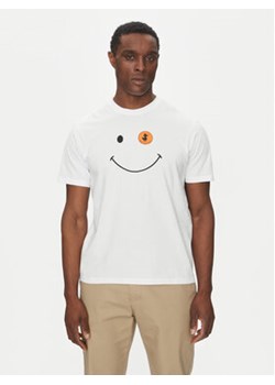 Save The Duck T-Shirt DT1197M BESY20 Biały Regular Fit ze sklepu MODIVO w kategorii T-shirty męskie - zdjęcie 179029304