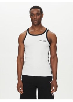 Karl Kani Tank top Ellipse 60310050 Biały Slim Fit ze sklepu MODIVO w kategorii T-shirty męskie - zdjęcie 179032514