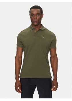 Barbour Polo Tartan MML0012OL51 Khaki Regular Fit ze sklepu MODIVO w kategorii T-shirty męskie - zdjęcie 179032982