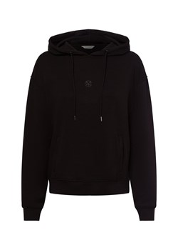 Msch Copenhagen Damski sweter z kapturem Kobiety Sztuczne włókno czarny jednolity ze sklepu vangraaf w kategorii Bluzy damskie - zdjęcie 179034760
