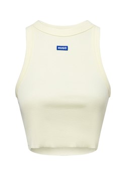 HUGO BLUE Damski podkoszulek - Baby Tank_B Kobiety Bawełna żółty jednolity ze sklepu vangraaf w kategorii Bluzki damskie - zdjęcie 179034763