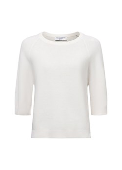 Marc O'Polo Denim Sweter damski z dzianiny Kobiety Bawełna écru jednolity ze sklepu vangraaf w kategorii Swetry damskie - zdjęcie 179034773