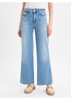 MOS MOSH Dżinsy bootcut - MMColette Kobiety light stone jednolity ze sklepu vangraaf w kategorii Jeansy damskie - zdjęcie 179034833