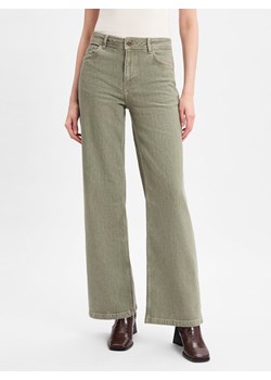 MOS MOSH Dżinsy bootcut - MMDARA Kobiety Bawełna trzcinowy jednolity ze sklepu vangraaf w kategorii Jeansy damskie - zdjęcie 179034834