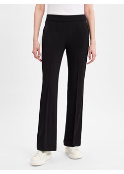 Cambio Damskie spodnie materiałowe - Francoise Kobiety Sztuczne włókno czarny jednolity ze sklepu vangraaf w kategorii Spodnie damskie - zdjęcie 179034841