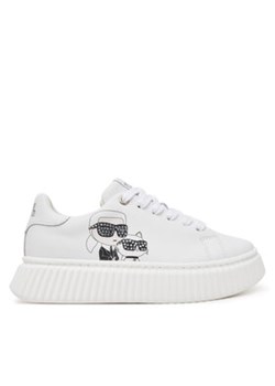 Karl Lagerfeld Kids Sneakersy Z30371 M Biały ze sklepu MODIVO w kategorii Buty sportowe dziecięce - zdjęcie 179036693