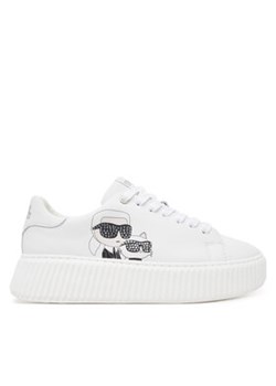 Karl Lagerfeld Kids Sneakersy Z30371 S Biały ze sklepu MODIVO w kategorii Buty sportowe dziecięce - zdjęcie 179037181