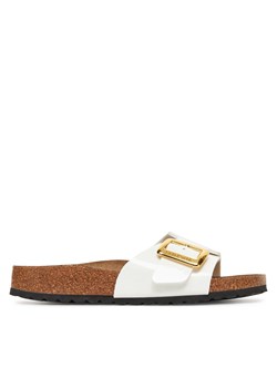 Klapki Birkenstock Catalina Cushion Buckle 1029437 Biały ze sklepu eobuwie.pl w kategorii Klapki damskie - zdjęcie 179038013