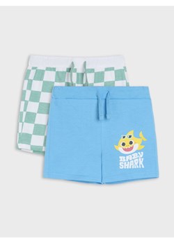 Sinsay - Szorty 2 pack Baby Shark - niebieski - id: 905DY-55X - marki Sinsay - 179038380 Sinsay - Szorty 2 pack Baby Shark - niebieski ze sklepu Sinsay w kategorii Spodenki dziewczęce - zdjęcie 179038380
