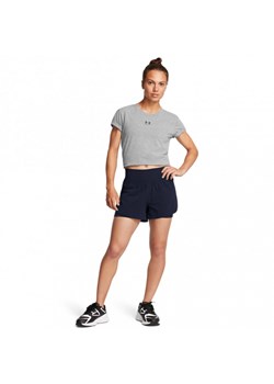 Damskie spodenki treningowe Under Armour Flex Woven 2-In-1 Short - granatowe ze sklepu Sportstylestory.com w kategorii Szorty - zdjęcie 179040712